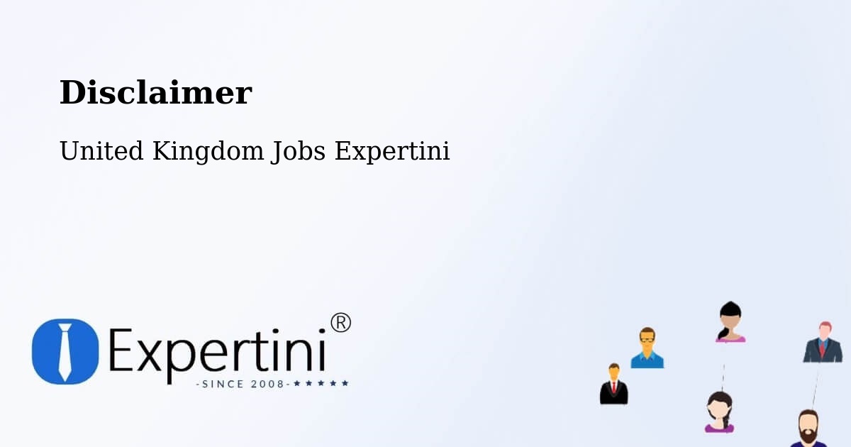 Disclaimer – Clevedon - United Kingdom Jobs Expertini